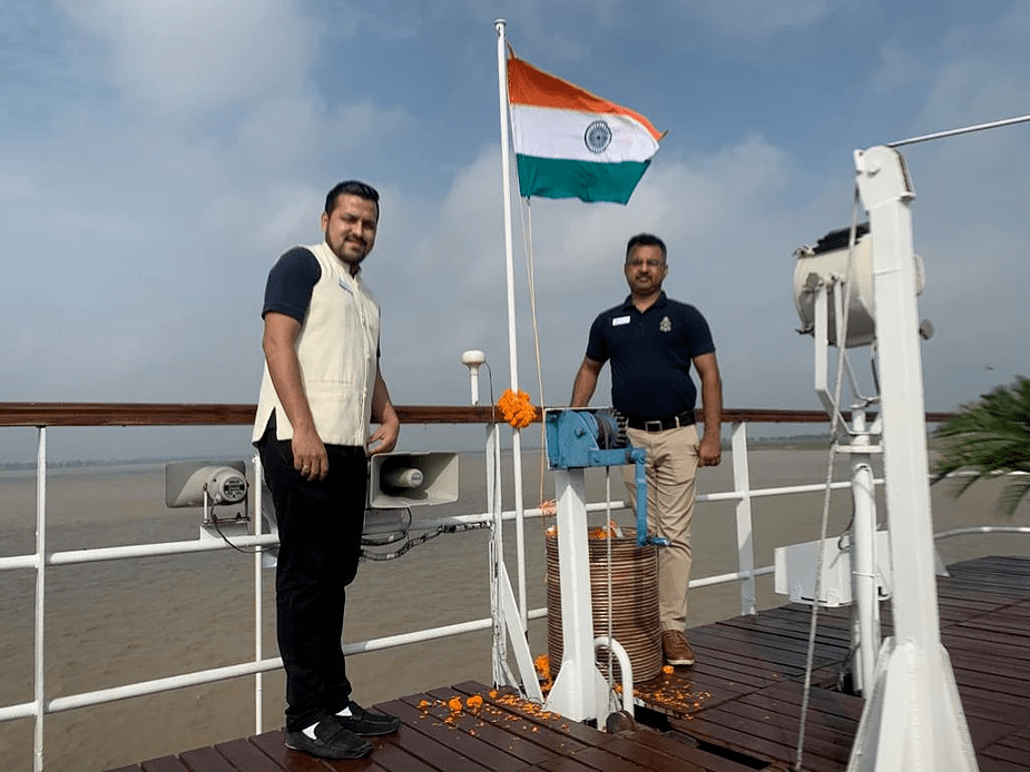 Kunal & Romeet on River Cruise